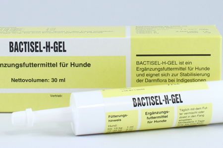 selectavet BACTISEL-HK-GEL Ergänzungsfuttermittel für Hunde und Katzen, eignet sich zur Stabilisierung der Darmflora bei Indigestionen 30 ml Injektor